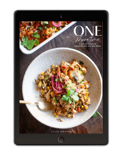 Product - ONE More Time- A Second Volume of Macro-friendly One-dish Meals (DIGITAL DOWNLOAD ONLY))