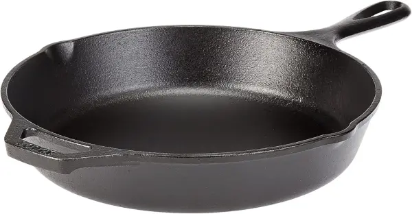 Product - Lodge 10.25 Inch Cast Iron Pre-Seasoned Skillet – Signature Teardrop Handle - Use in the Oven, on the Stove, on the