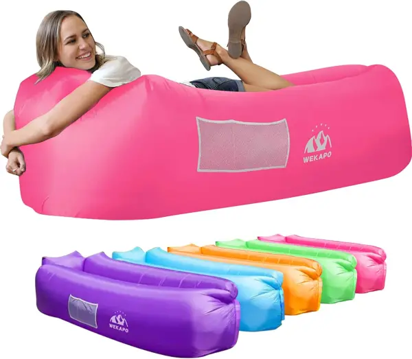Product - WEKAPO Inflatable Lounger Air Sofa Hammock-Portable,Water Proof& Anti-Air Leaking Design-Ideal Couch for Backyard L